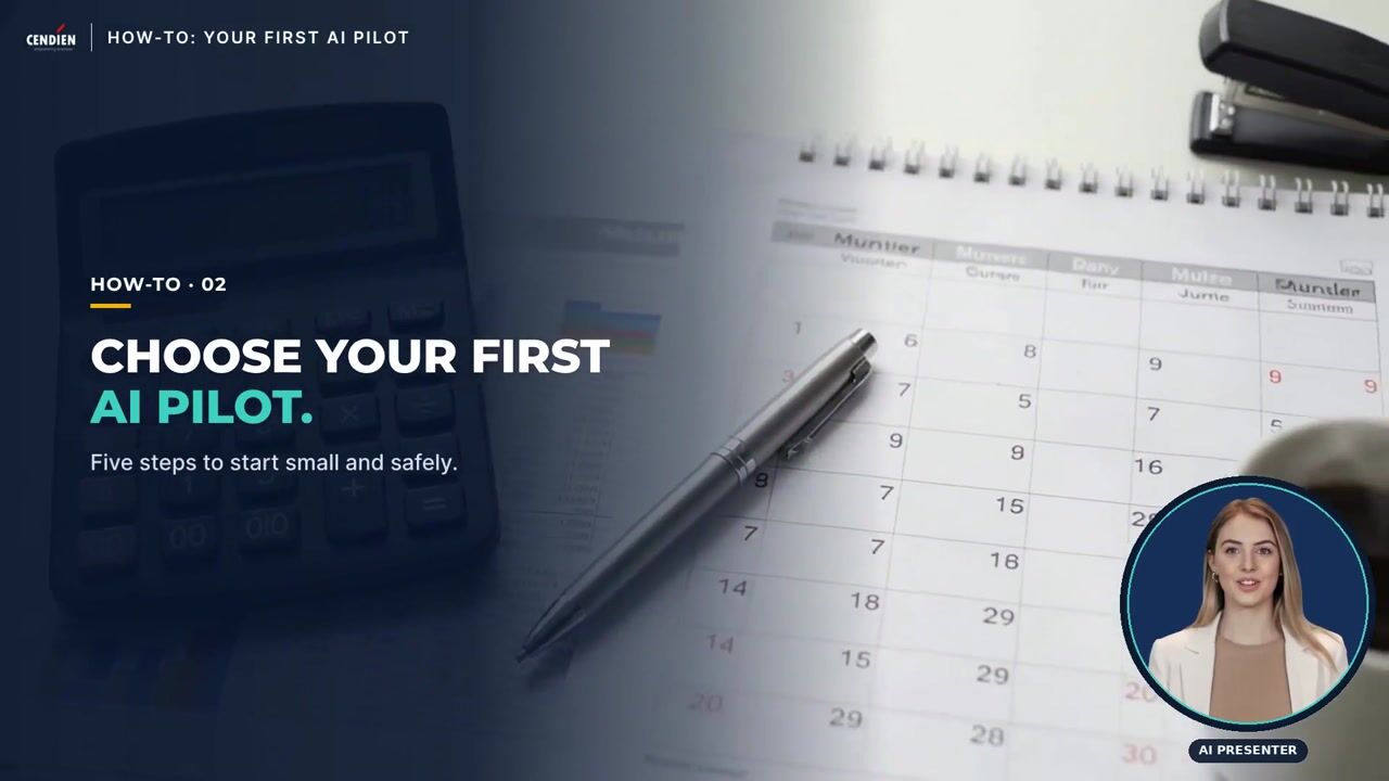 How to choose your first AI pilot