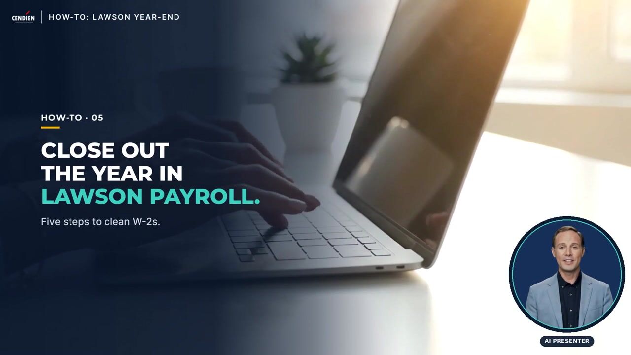 Video thumbnail for How to close out the year in Infor Lawson payroll