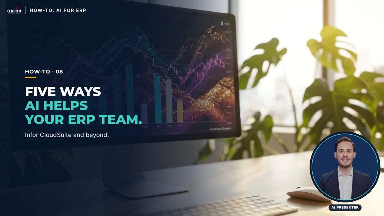 Video thumbnail for 5 ways AI can help your ERP team