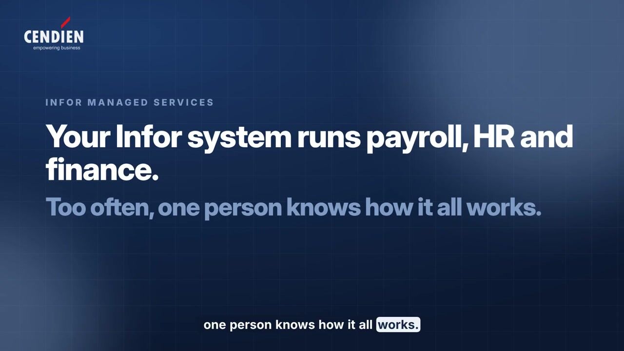 Video thumbnail for: What do Infor managed services cost? Pricing explained | Cendien