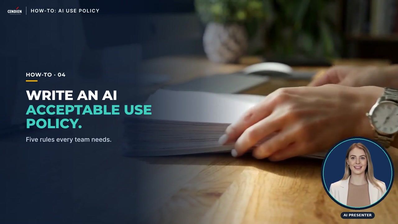 Video thumbnail for How to write an AI acceptable use policy