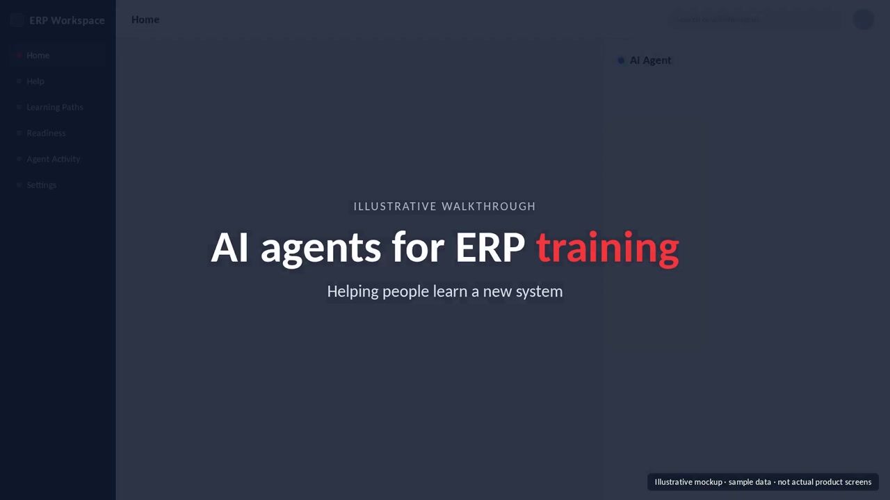 Video thumbnail for How AI Agents Help People Learn a New ERP